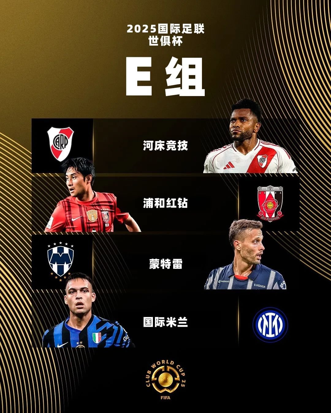 包含2025世俱杯F组巡礼:多特争第1不稳蔚山难作为的词条